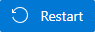 Restart button in Edge.